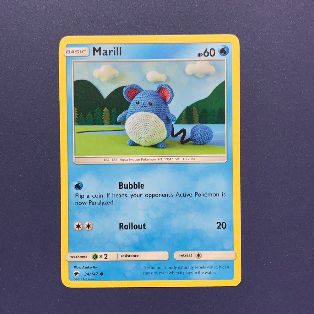 Marill Pokémon card 34/147